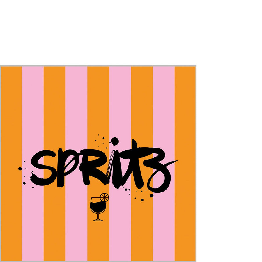 ppd Servietten Formart Spritz 25x25 cm Cocktailformat