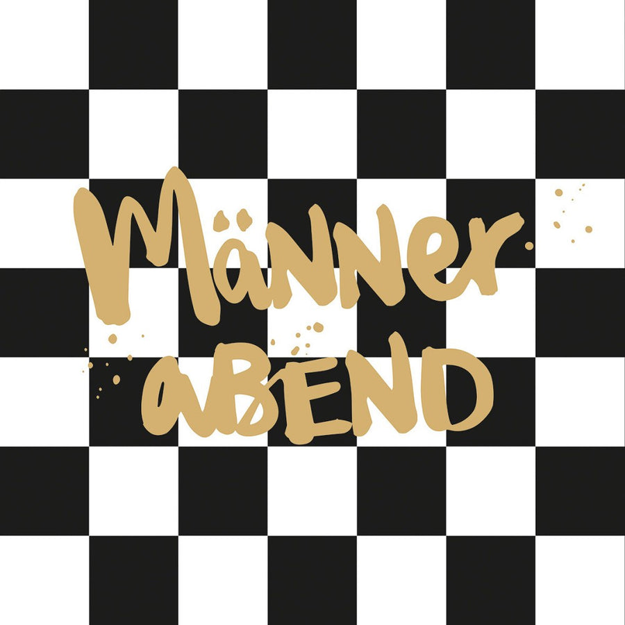 ppd Servietten Männerabend Formart 33x33 cm Lunchformat