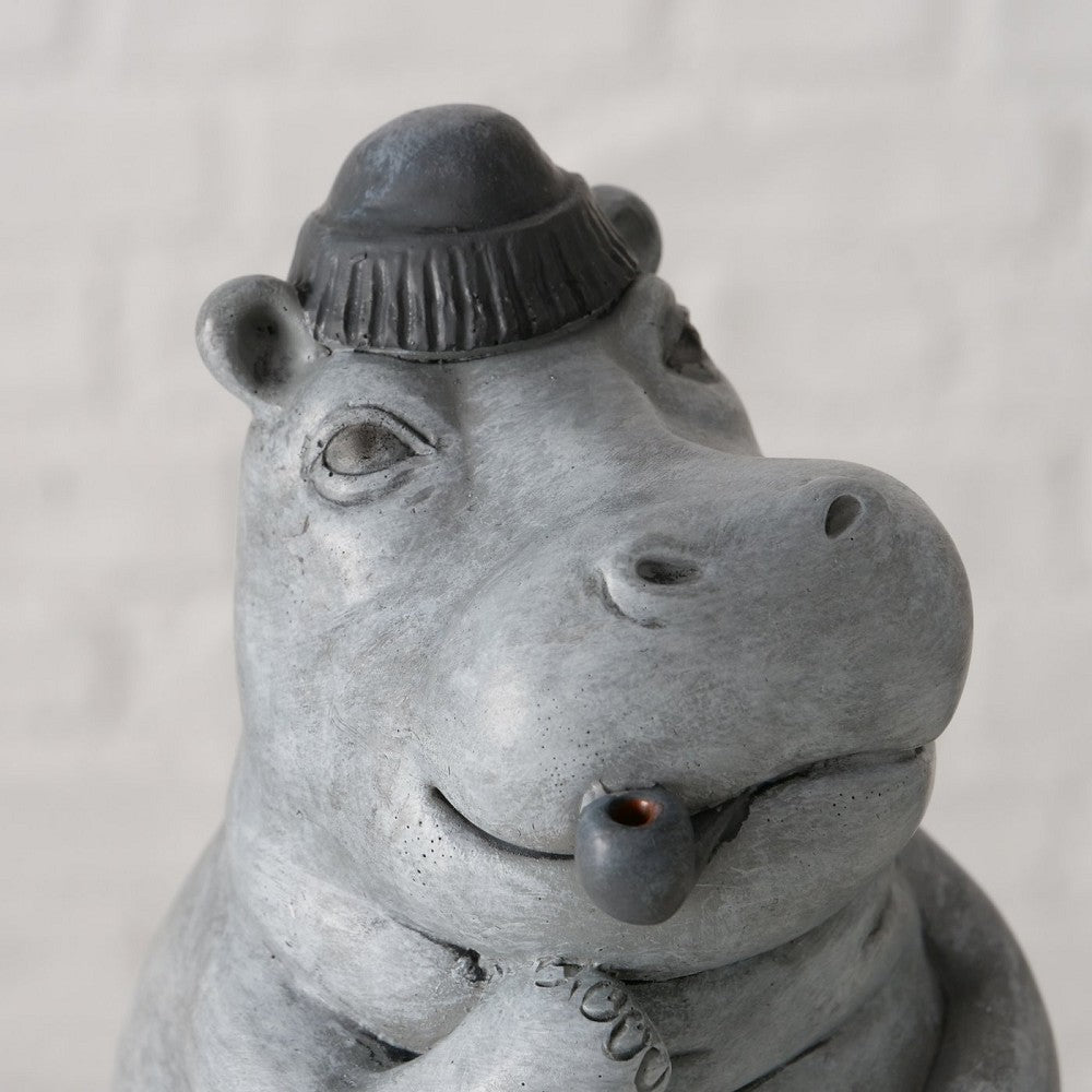 Dekofigur Nilpferd Figur Heiner BOLTZE ca 12 cm mehrfarbig 190 g Indoor