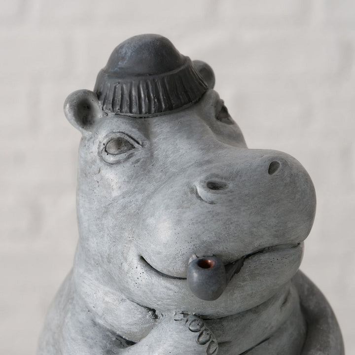 Dekofigur Nilpferd Figur Heiner BOLTZE ca 12 cm mehrfarbig 190 g Indoor