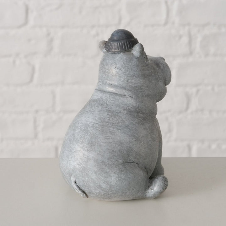 Dekofigur Nilpferd Figur Heiner BOLTZE ca 12 cm mehrfarbig 190 g Indoor