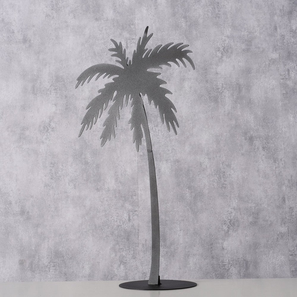 Metall Deko Palme Moloka 45,5 cm Indoor Aufsteller nur Dekozwecke Montage erforderlich