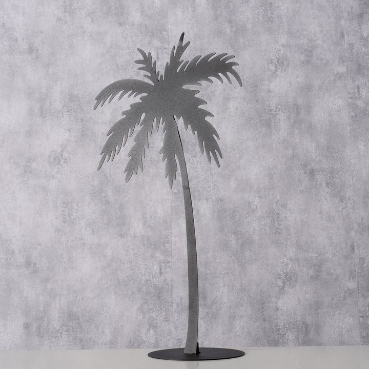 Metall Deko Palme Moloka 45,5 cm Indoor Aufsteller nur Dekozwecke Montage erforderlich