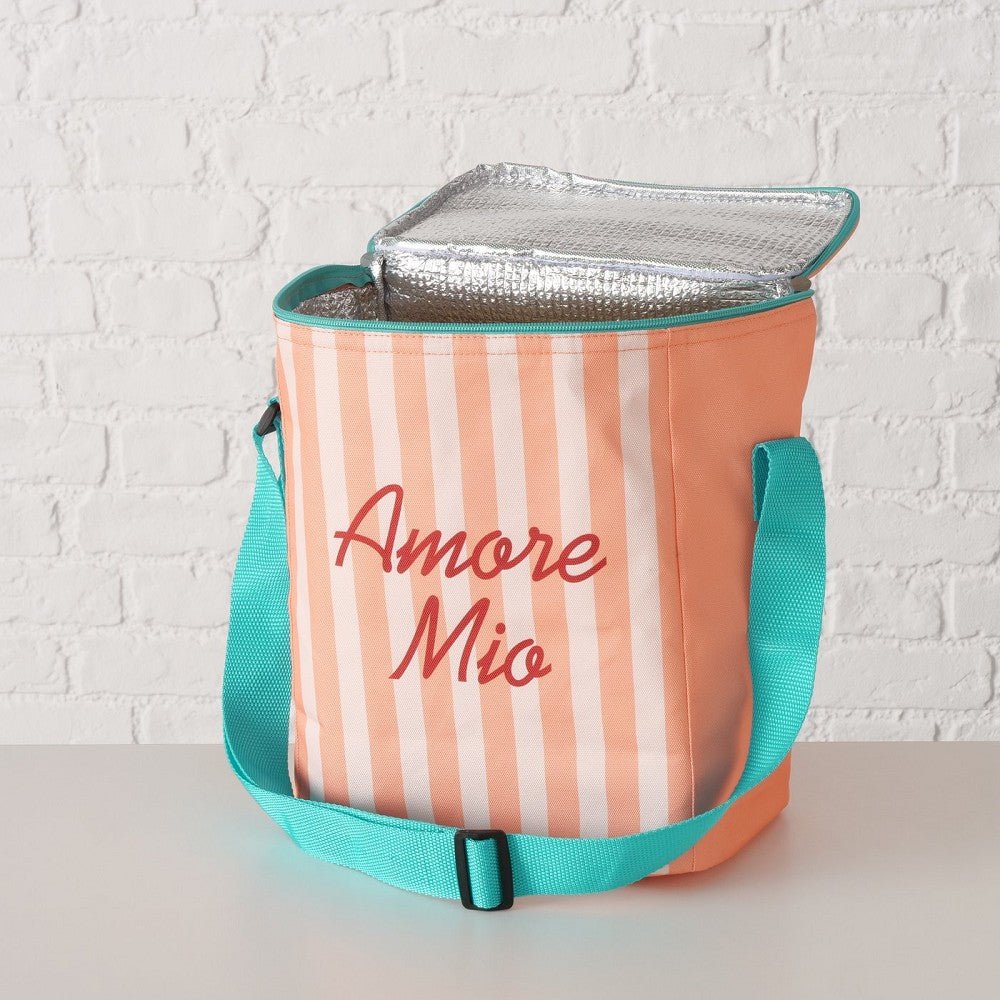 Kühltasche Amore Mio rechteckig glänzend bedruckt lebensmittelgeeignet mit Thermofunktion