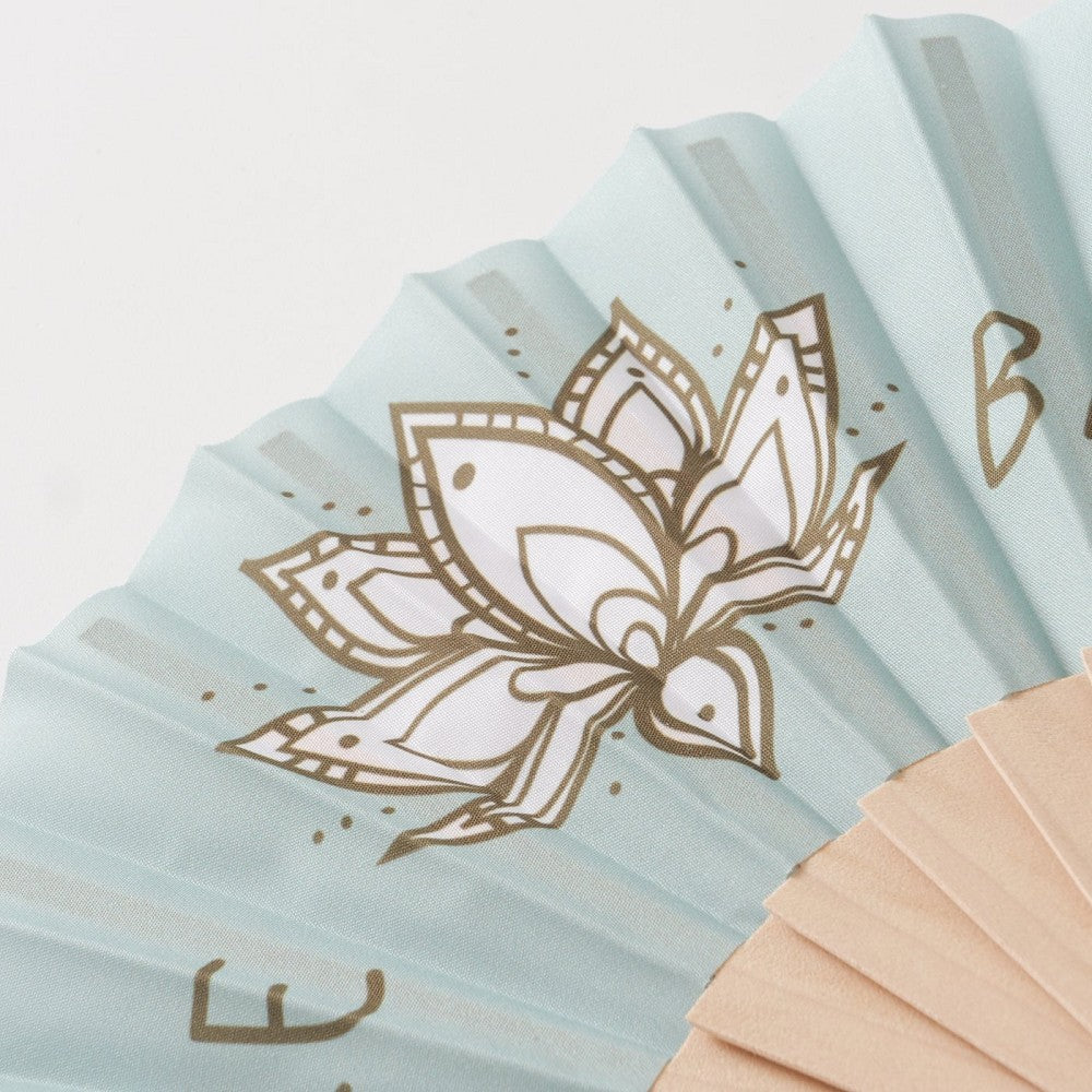 Sommer Fächer Bali 23 cm asiatisch orientalisch Design pro Bestellung 1 Stück leicht handlich