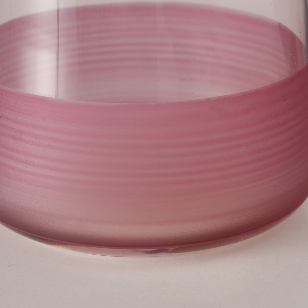 Hellrosa Trinkglas Moluna 10 cm Ø 9 cm lebensmittelgeeignet nicht spülmaschinengeeignet