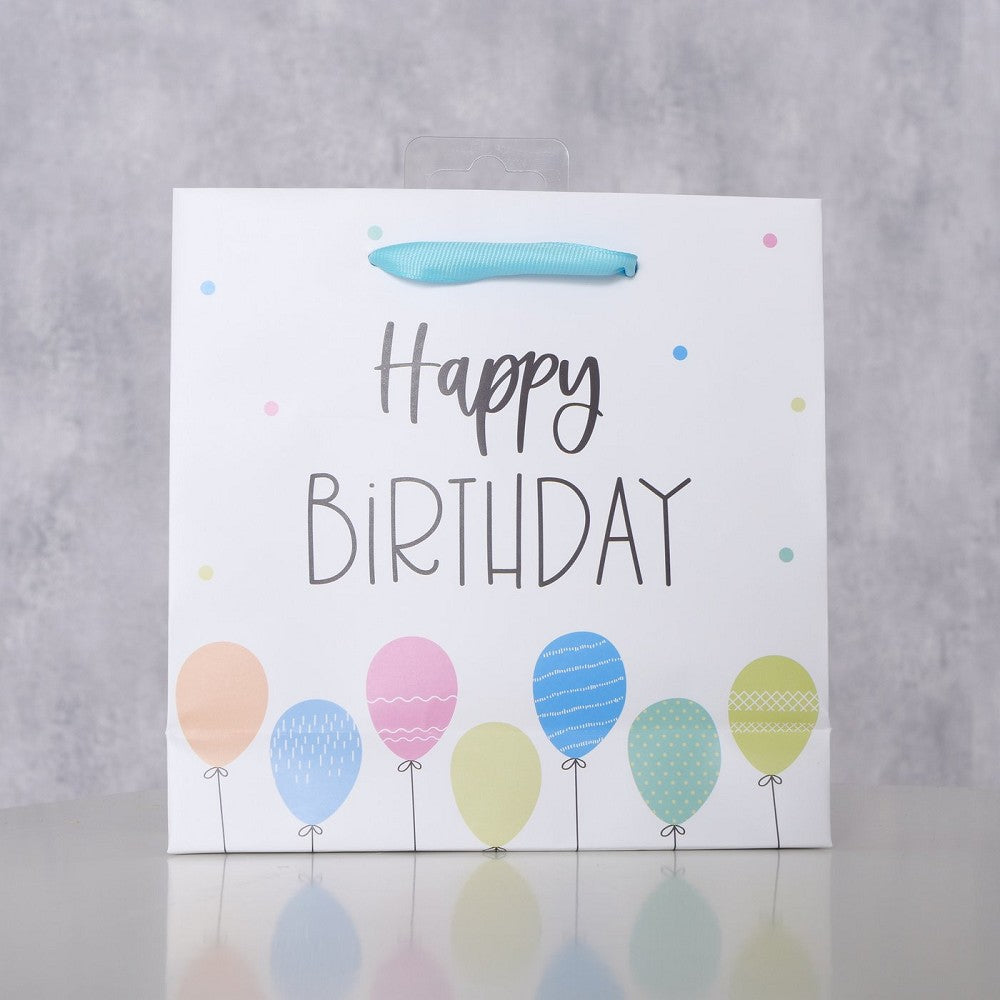 Rechteckige Geschenktasche Happy Birthday für Geburtstagsgeschenke Indoor nicht waschen nicht trockn