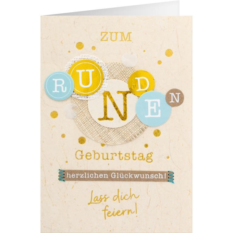 Sheepworld Grusskarte GK NATSCH de 08 h handgefertigt aus Bananenblattfasern und Papier Unikat