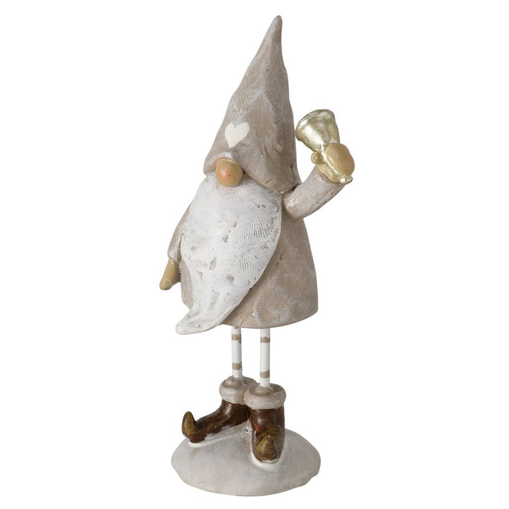 Figur Milus Beige Weiß H 10,5 cm Kunstharz Deko-Objekt