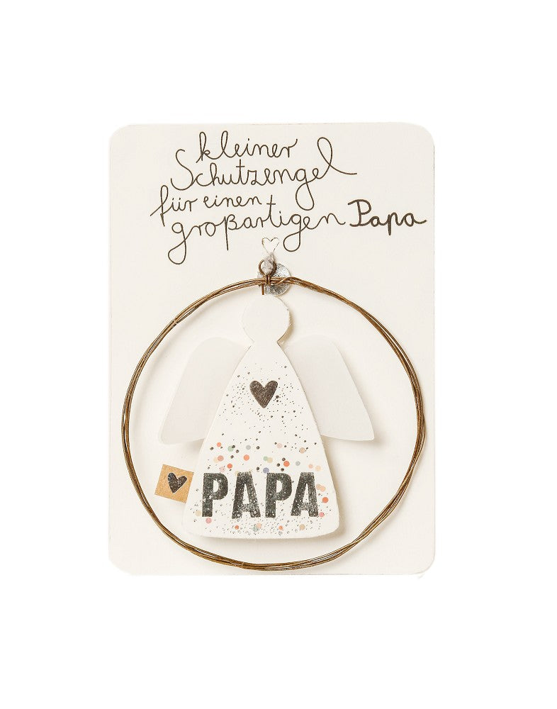 Familienengel Papa Good old friends filigranes Ornament Schutzengel