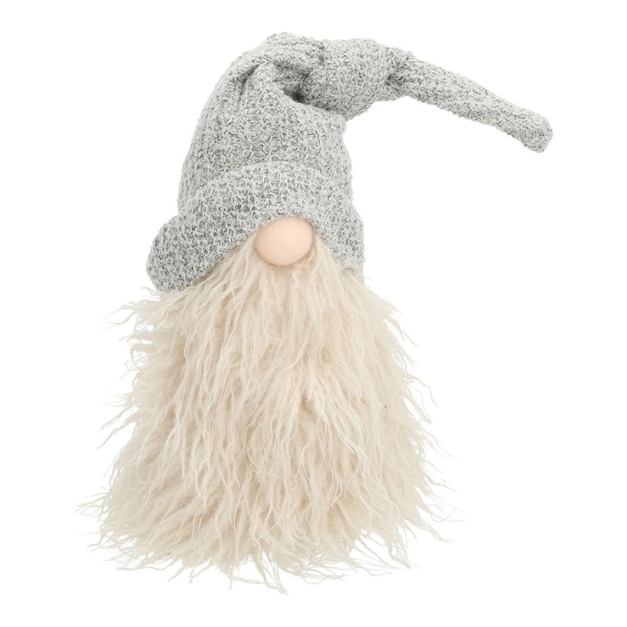 Wichtel aus Textil Grau H 40 cm gemütlich Winterdeko