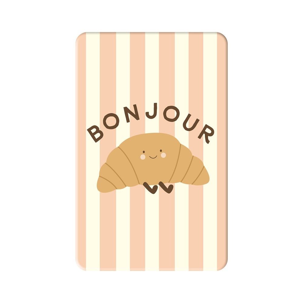 Magnet Bonjour Grafik Werkstatt Croissant French Style