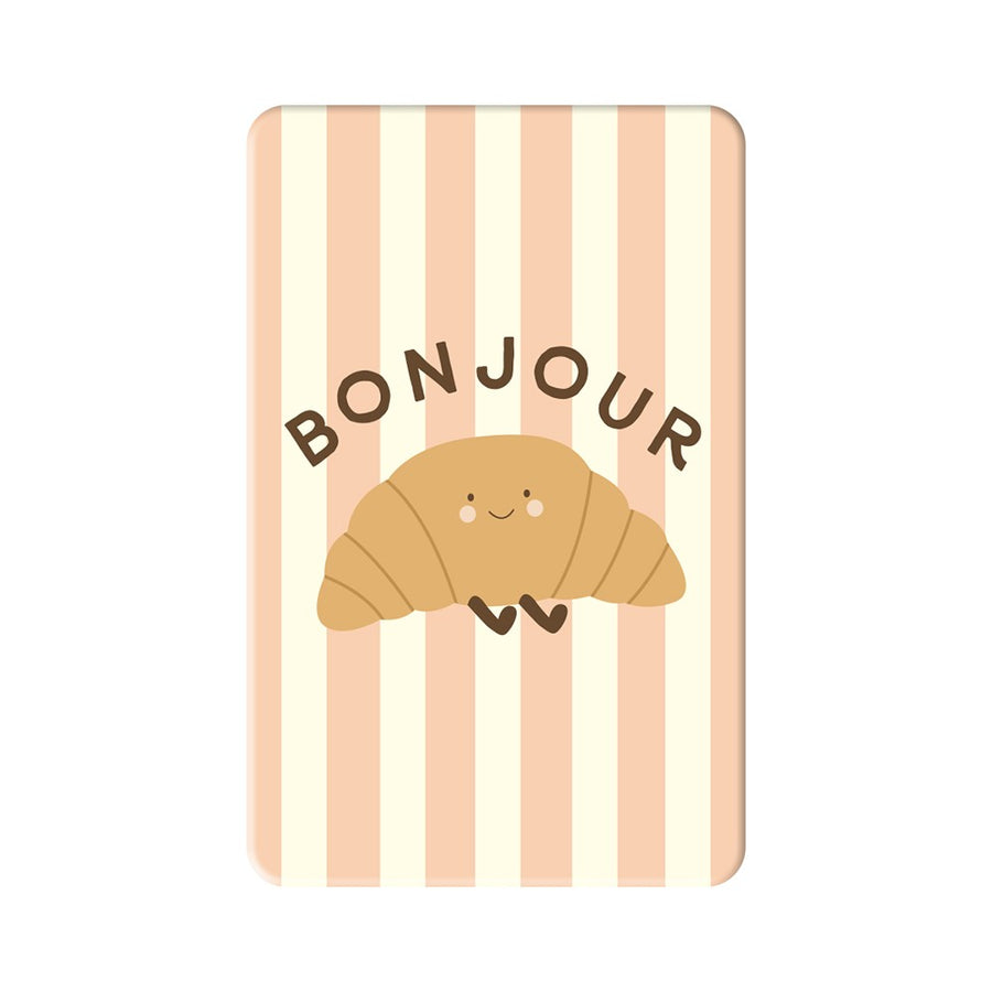 Magnet Bonjour Grafik Werkstatt Croissant French Style