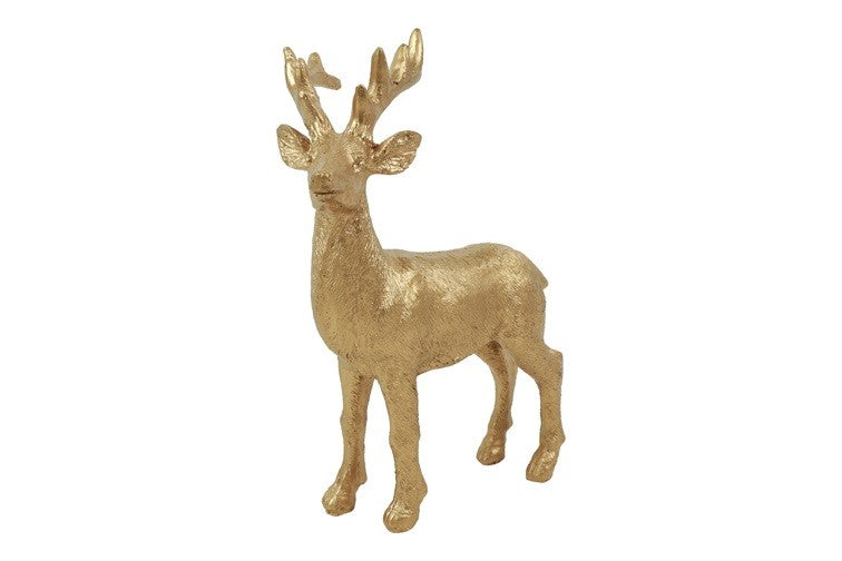 Countryfield Hirsch Jimmy stehend gold mit detailliertem Geweih