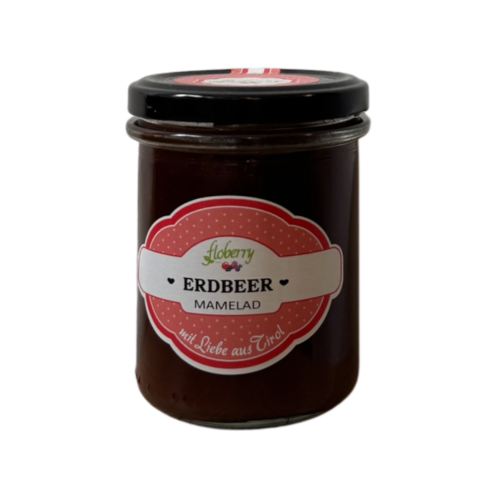 Floberry, Erdbeer Mamelad, 200g