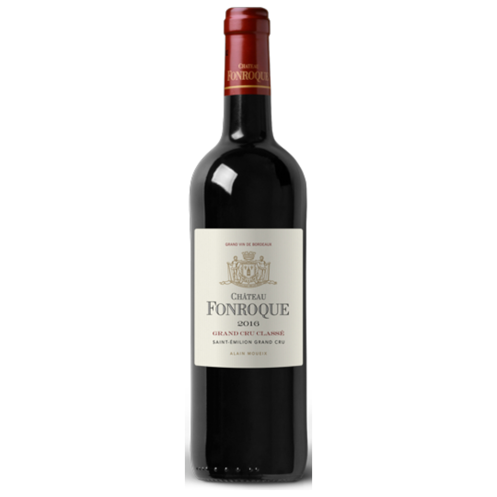 Château Fonroque Grand Cru Classé 2016 – Bordeaux Rotwein aus Kalksteinplateau, Merlot, Cabernet Fra