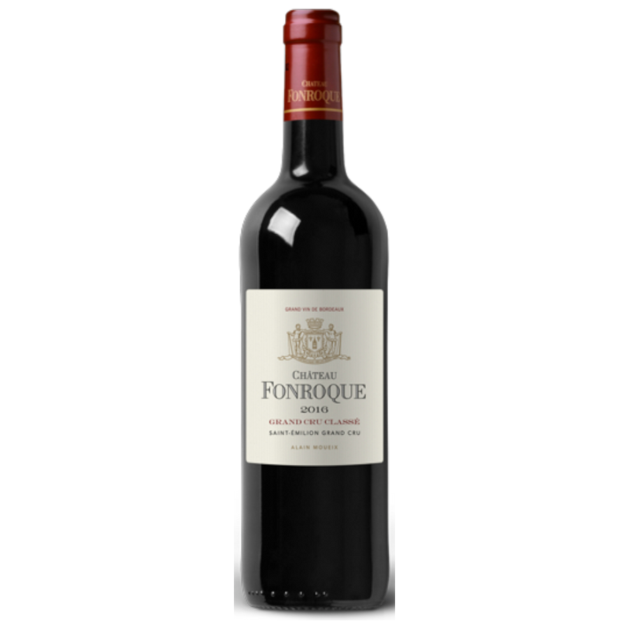 Château Fonroque Grand Cru Classé 2016 – Bordeaux Rotwein aus Kalksteinplateau, Merlot, Cabernet Fra
