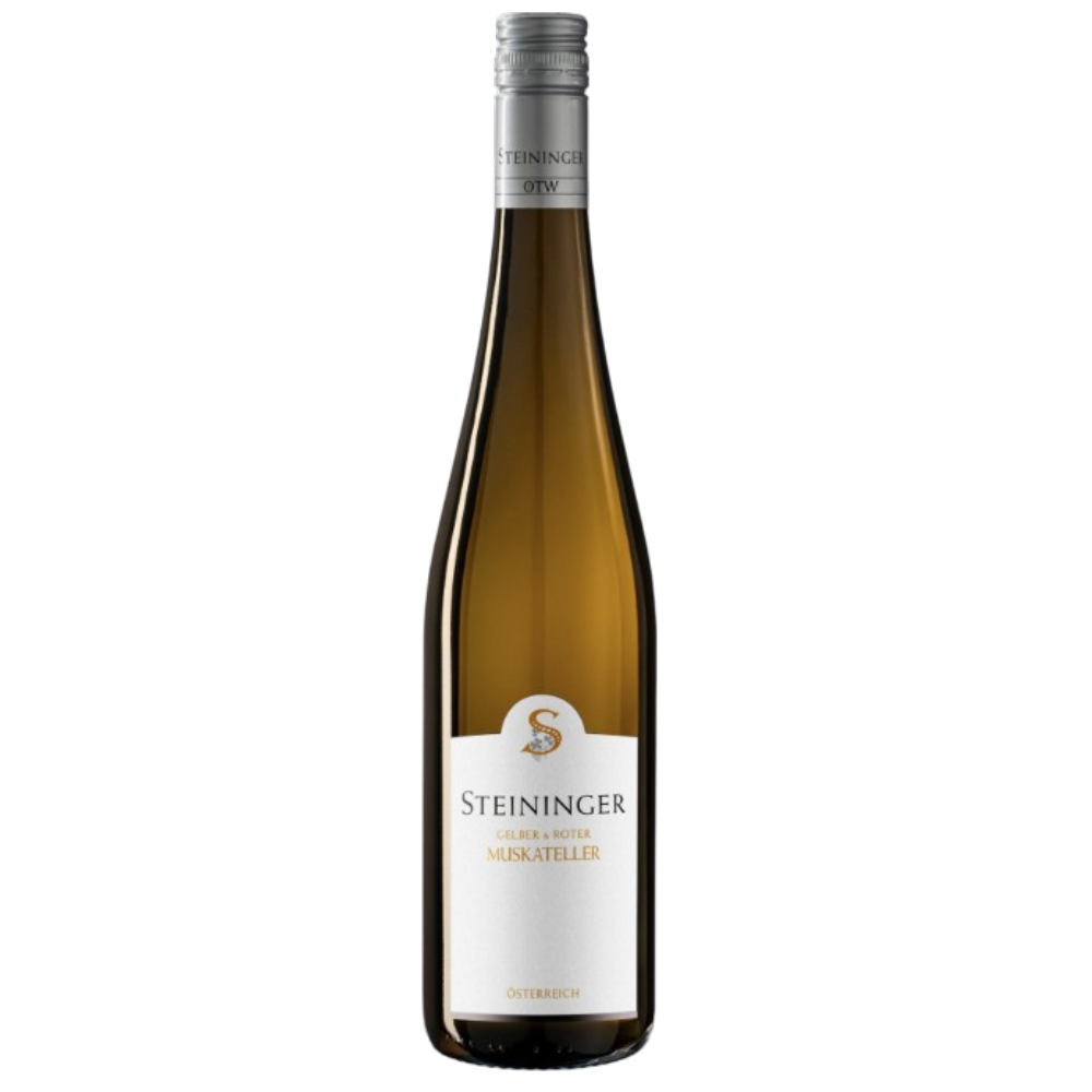 Steininger Gelber und Roter Muskateller 2025 0,75 l Holunderblüte traubig Muskat Zitrus frisch