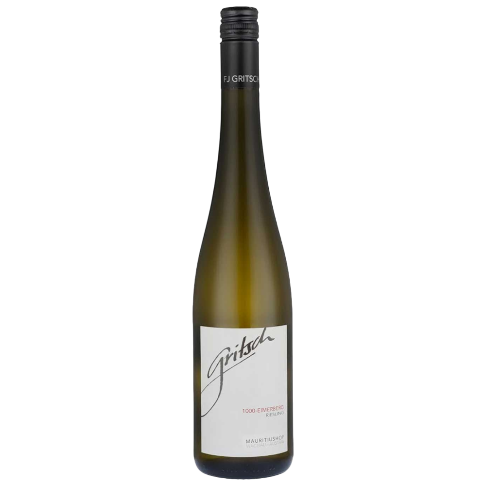 Weingut FJ Gritsch Riesling Ried 1000-Eimerberg Wachau DAC 2024 - österreichischer Riesling-Smaragd aus Kultlage mit 70% Hangneigung und schieferiger Mineralität