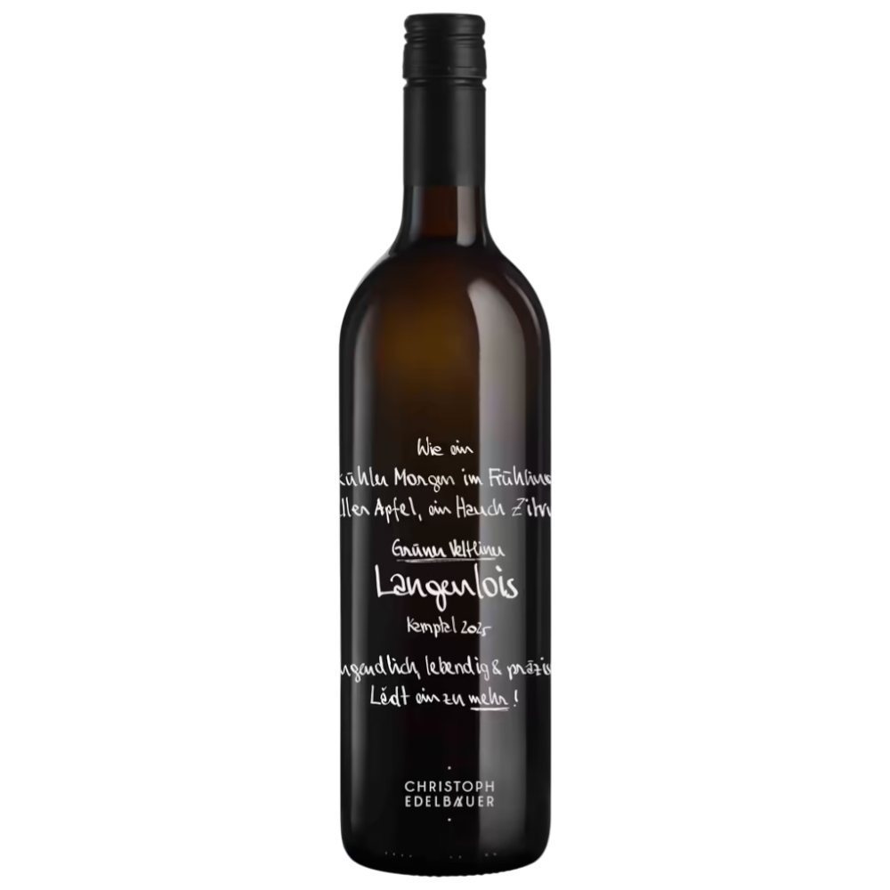Edelbauer Grüner Veltliner Langenlois Kamptal 2025 – Hellgelb, Apfel, Zitrus, frisch