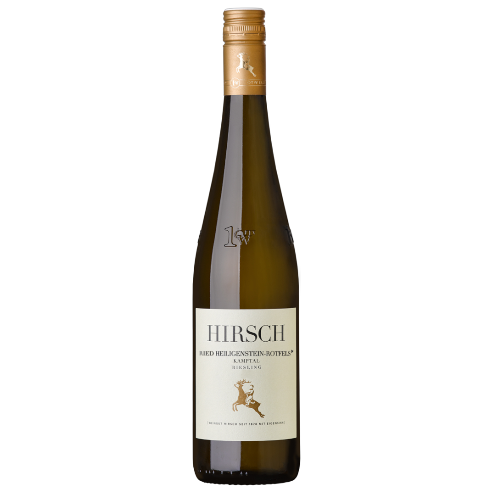 Weingut Hirsch Riesling Zobinger Heiligenstein-Rotfels 1 OTW Kamptal DAC 2022 - österreichischer Riesling von alten Steinterrassen mit rotem Sandstein und Lagerpotenzial über Jahrzehnte