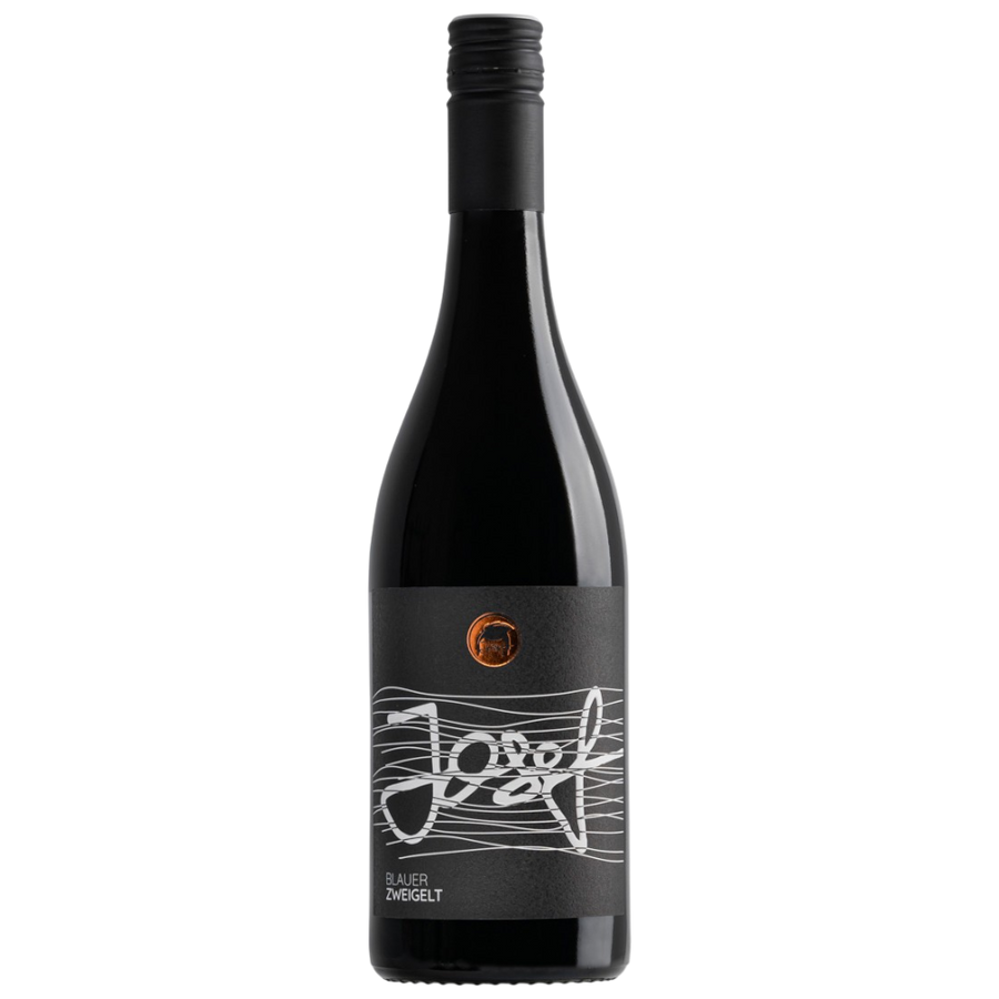 Josef Blauer Zweigelt 2024 0,75 l Kirschrot violette Reflexe Beerenfrucht frische Säure