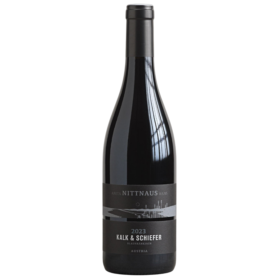 Nittnaus Blaufränkisch Kalk Schiefer 2023 0,75 l Rubinrot Cassis Lakritze Ribisel