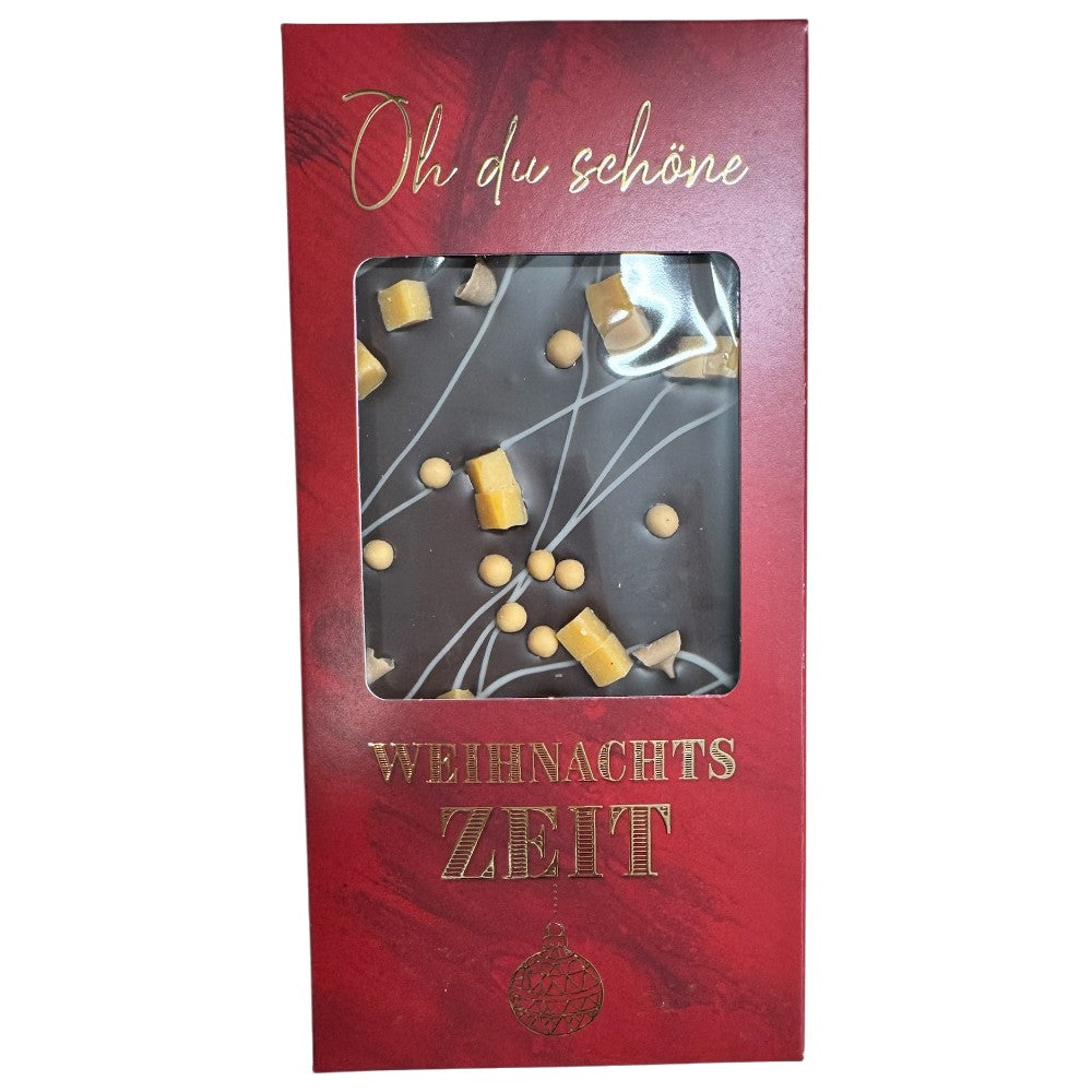 Wagner Karamell Explosion – Zartbitterpralinen Weihnachts Edition, Karton 90 g