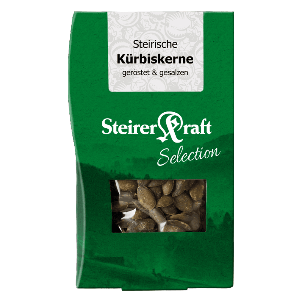 Steirerkraft Kürbiskerne geröstet und gesalzen – Selection-Packung 100 g