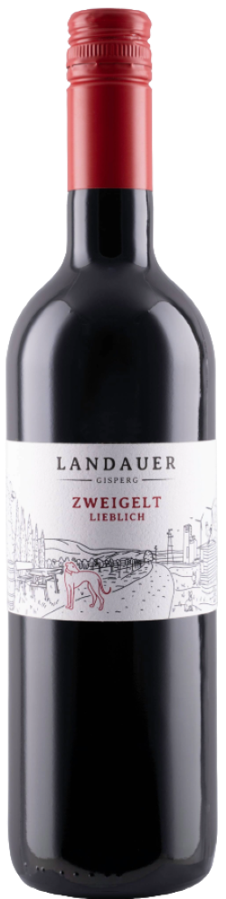 Landauer-Gisperg, Zweigelt lieblich, 0,75 l