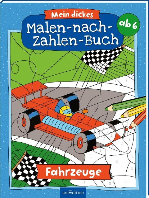 Malen nach Zahlen: Fahrzeuge