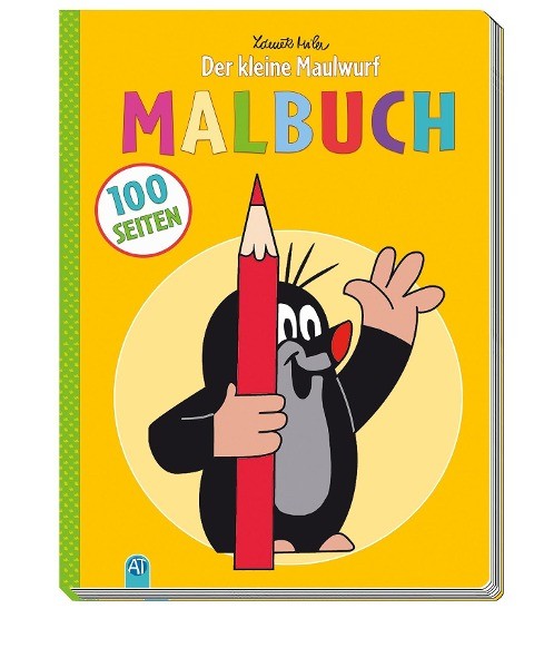 Trötsch Verlag GmbH, Der kleine Maulwurf Malbuch 100 Seiten