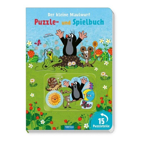 Der kleine Maulwurf Puzzle und Spielbuch Pappenbuch bis 5 Jahre gebunden 10 Seiten Deutsch