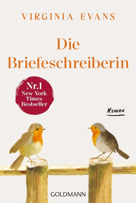 Die Briefeschreiberin Virginia Evans Roman Softcover Buchcover