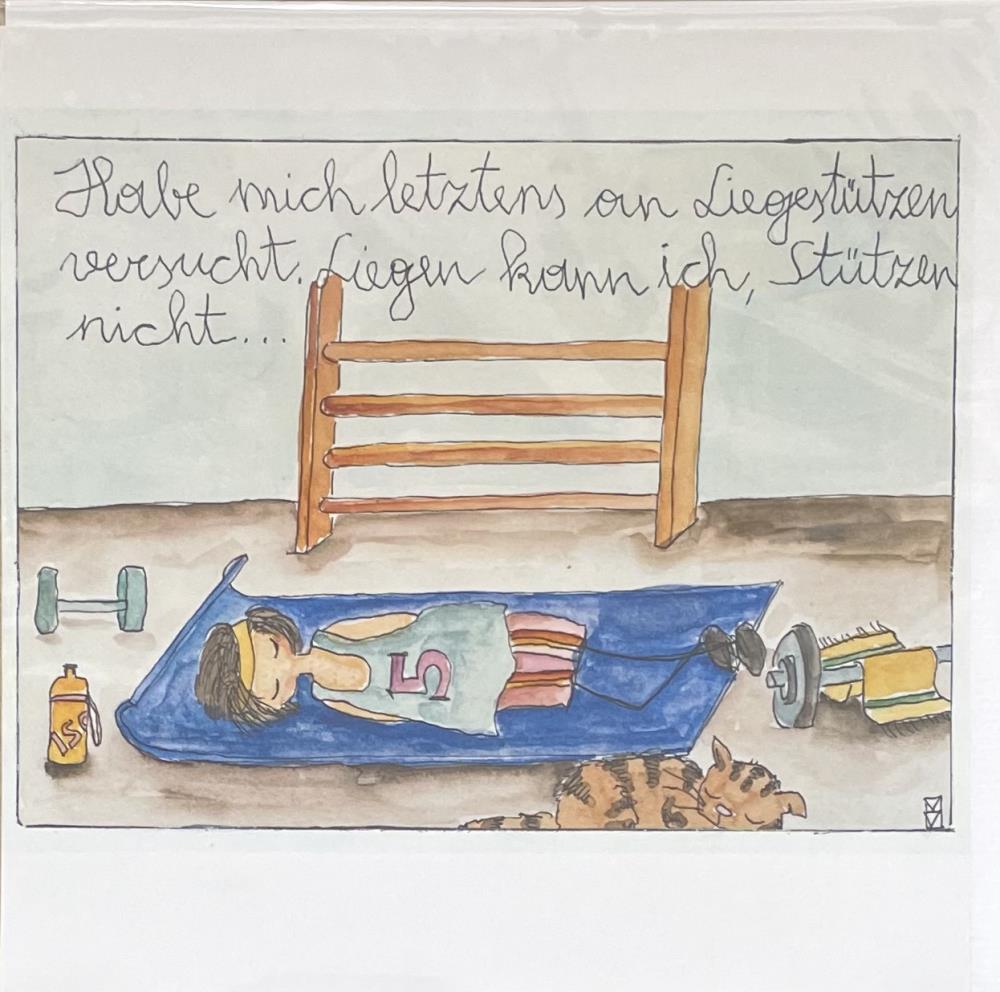 Michaela Mara, Kunstbillet Klappkarte BQ10MA1249