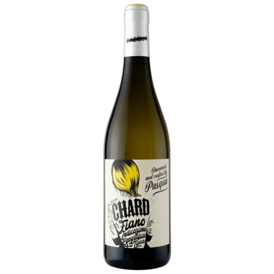 Pasqua Chardonnay Fiano Puglia 2025 0,75 l hellgolden Pfirsich Banane Orangenschale
