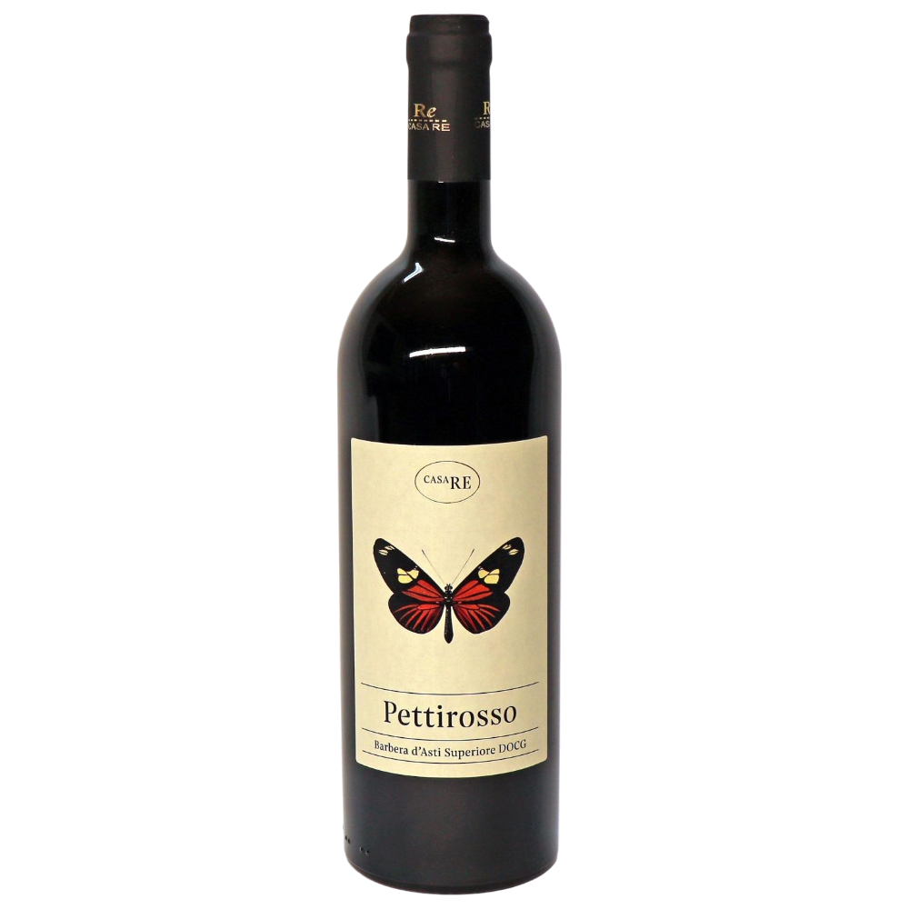 CASA RE Pettirosso Barbera d'Asti 2021 0,75 l dunkle Beeren Amarena Pflaumenmus Kirschlikör