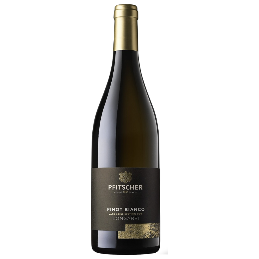 Pfitscher Pinot Bianco Longarei 2025 0,75 l grüngelb gelbe Äpfel elegant