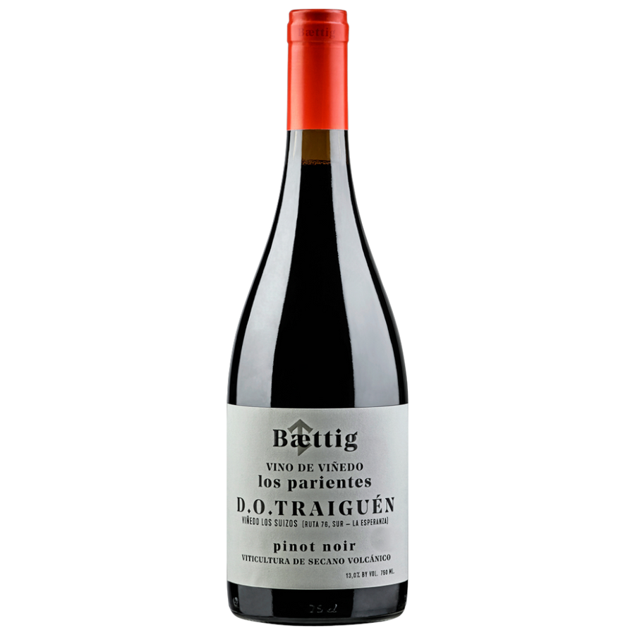 Baettig Vino de Vinedo Los Parientes Pinot Noir 2023 - chilenischer Premium-Pinot Noir aus vulkanischem Terroir mit französischen Klonen und burgundischer Vinifikation
