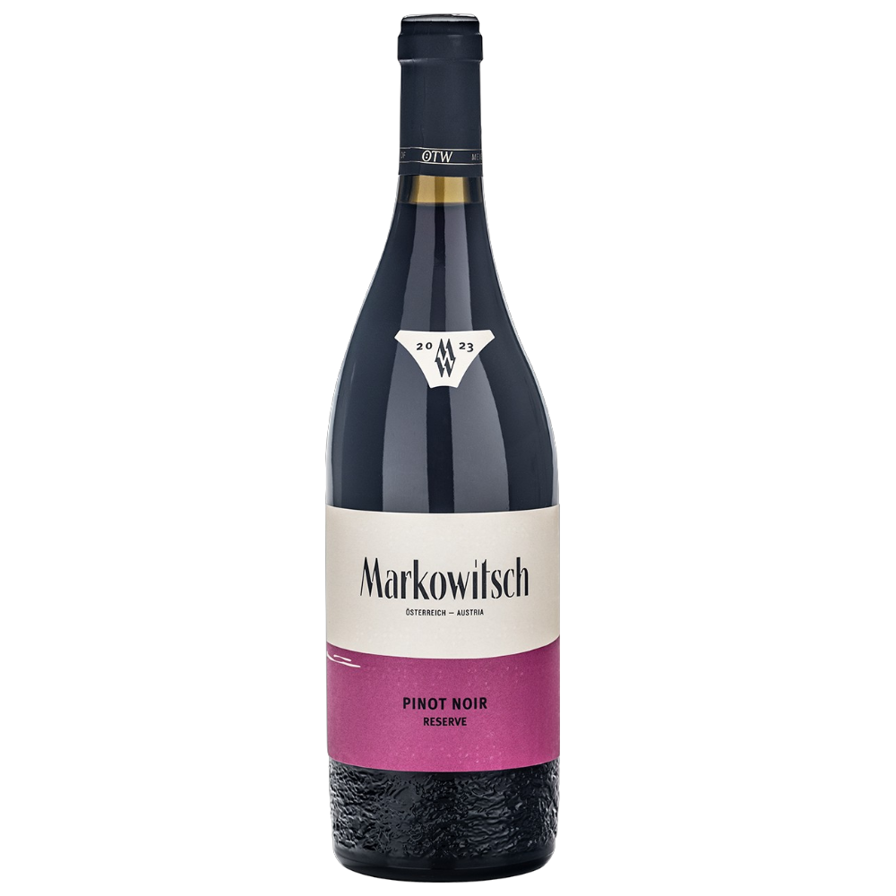 Markowitsch Pinot Noir Reserve 2023 0,75 l Lakritze Hagebutten Gewürznelken schwarzer Pfeffer