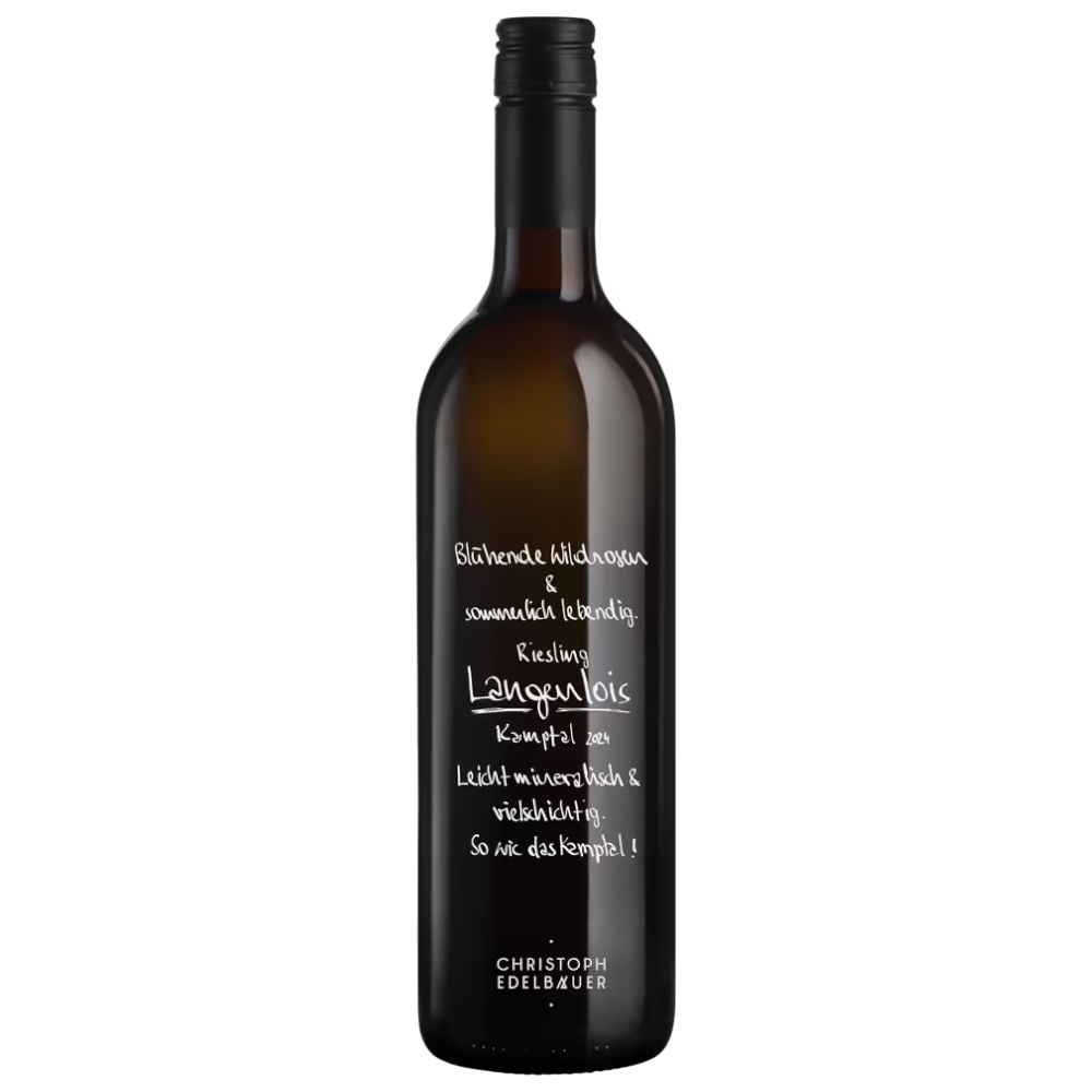 Edelbauer Riesling Langenlois Kamptal 2024 – Hellgelb, Wildrose, Mineralität