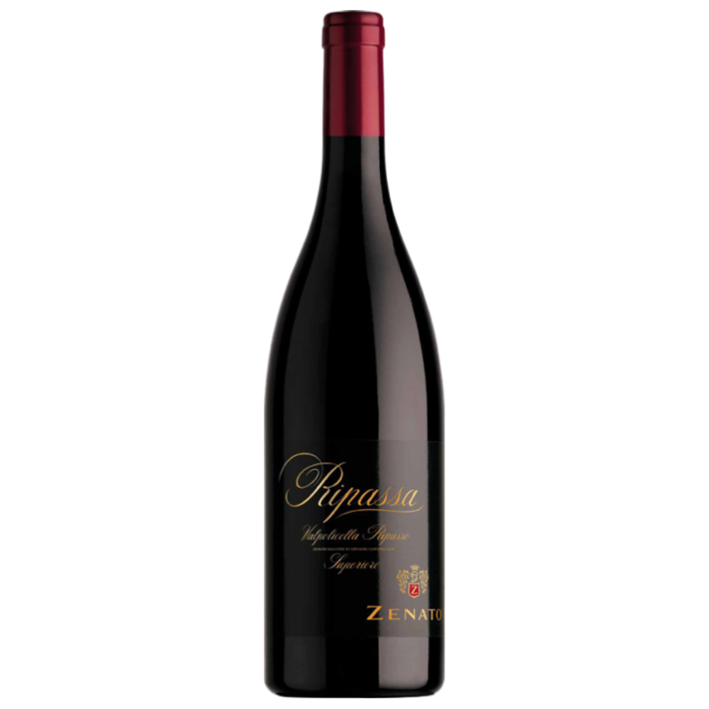 Zenato Ripassa Valpolicella Superiore 2021 – Corvina, Amarena, samtig, Rubinrot