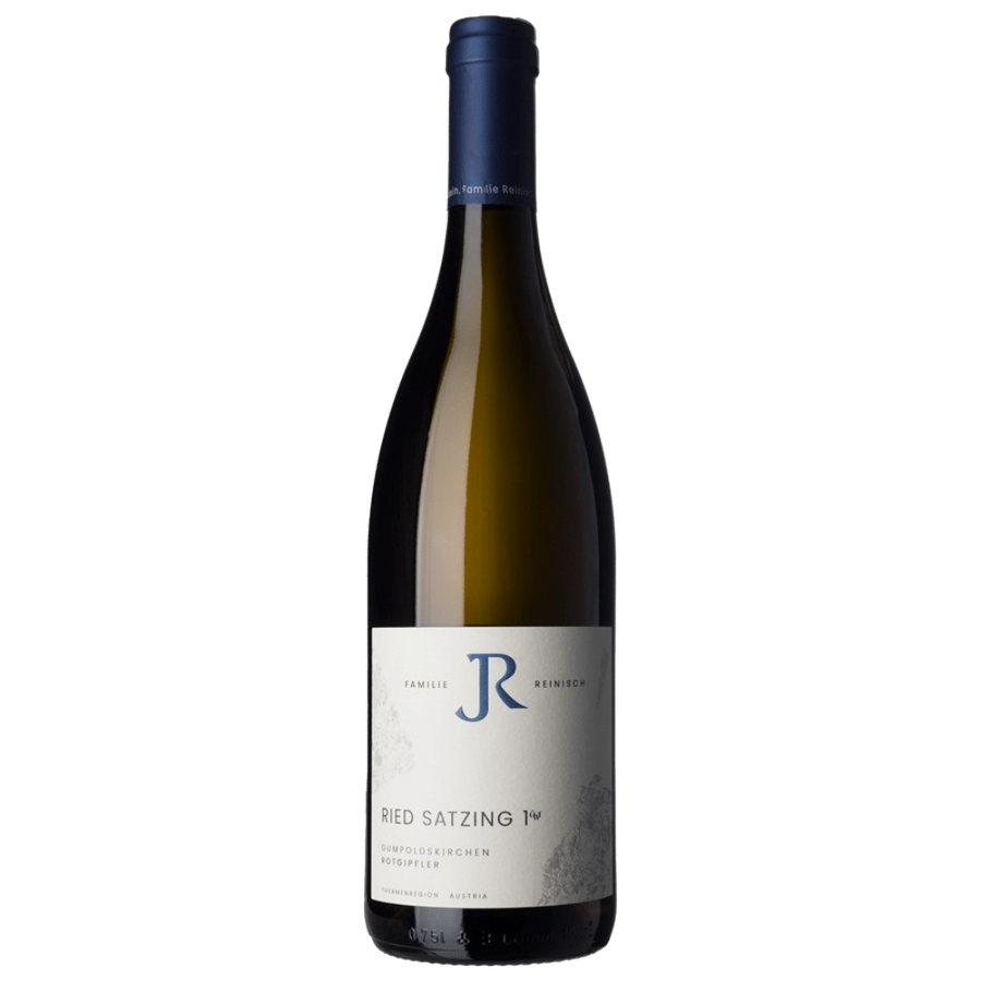 Reinisch Ried Satzing Rotgipfler 2021 0,75 l – Gelbgold, Birne, Limette, salzige Textur, kalkig