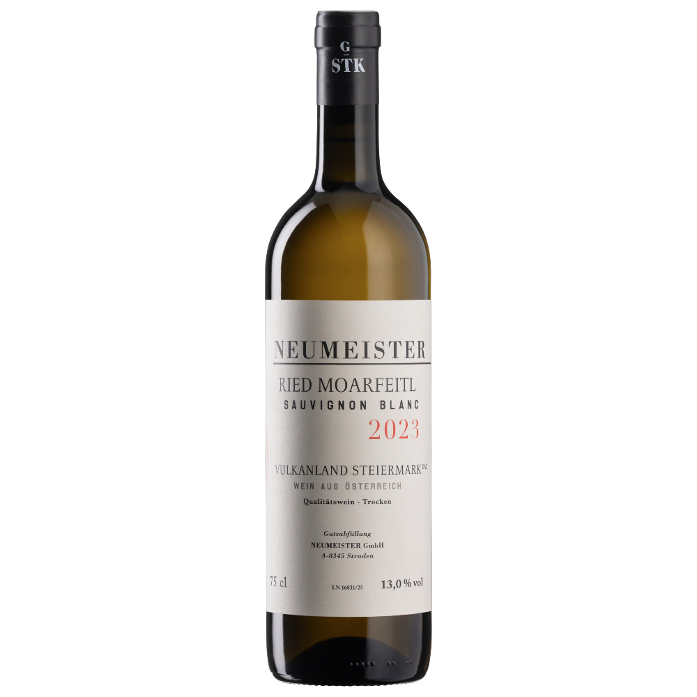 Neumeister Ried Moarfeitl Sauvignon Blanc 2023 0,75 l rauchig würzig Ribisel Pfeffer Meersalz