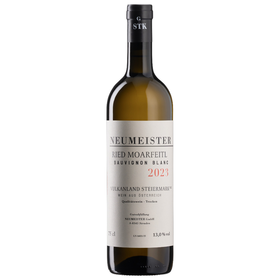 Neumeister Ried Moarfeitl Sauvignon Blanc 2023 0,75 l rauchig würzig Ribisel Pfeffer Meersalz