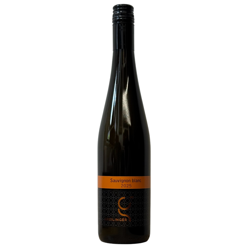 Greilinger Sauvignon Blanc 2025 0,75 l Stachelbeere Heublumen Banane animierend Stahltank