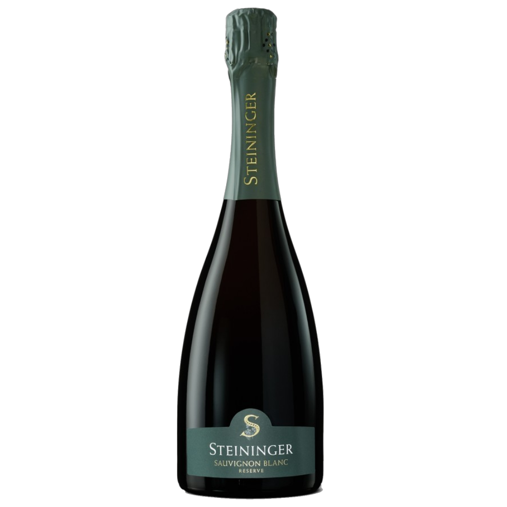 Steininger Sauvignon Blanc Reserve Sekt 2021 0,75 l Flaschengärung 24 Monate Hefe feines Mousseux