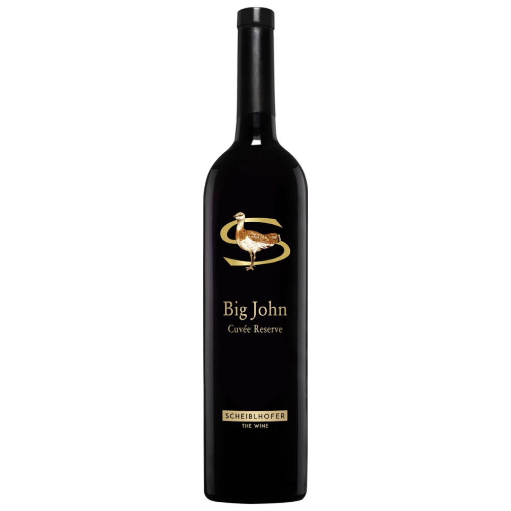 Scheiblhofer Big John Cuvée Reserve 2023 1,5 l – dichtes Violett, Frucht, Karamell, Röstaromen, Barr