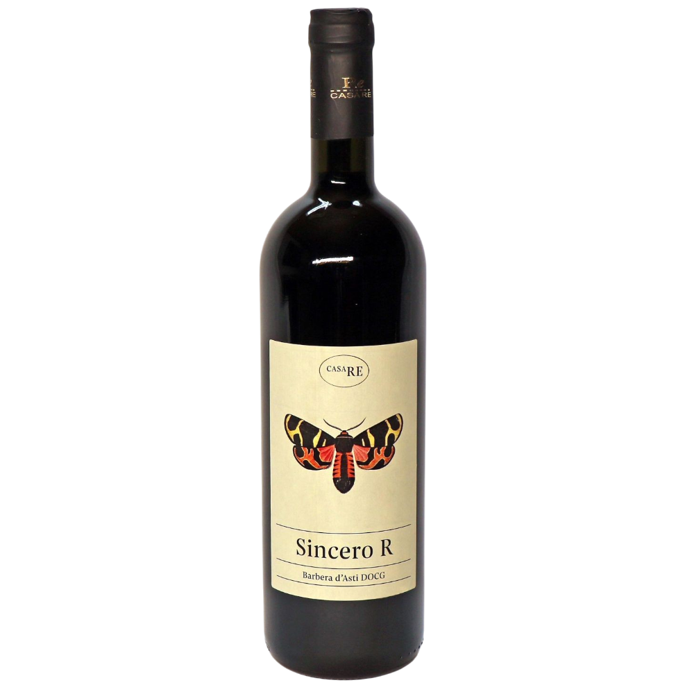 CASA RE Sincero R Barbera d'Asti 2022 0,75 l schwarze Johannisbeere Holunder Veilchen Nelke rauchig