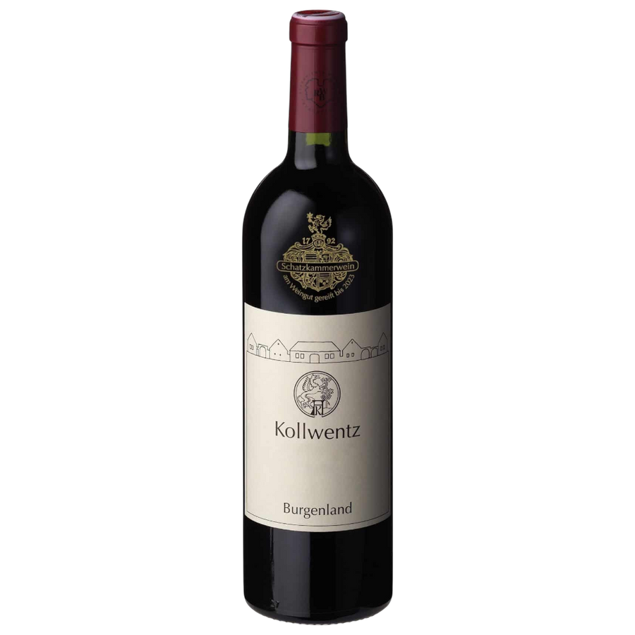 Weingut Kollwentz Steinzeiler 2015 - österreichischer Rotwein-Schatzkammerwein mit 8 Jahren Weingutsreifung und Eichenfass-Ausbau
